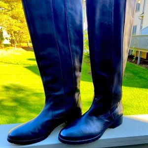 Brand new Donald J. Pliner Women’s Black Leather Riding Boots Size 10M